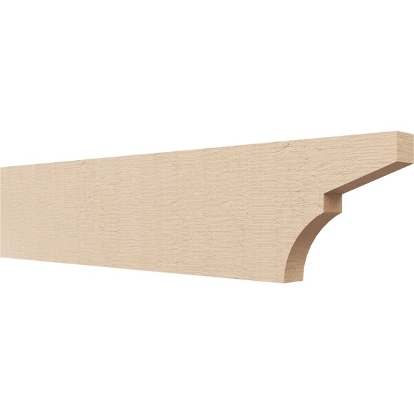 Ekena Millwork 2in. W x 8in. H x 36in. L Monterey Woodgrain TimberThane Rafter Tail, Primed Tan RFTUR02X08X36MONRCPR - main